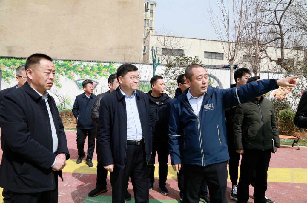 调研督导积水点改造和城乡大绿化工作(图2)